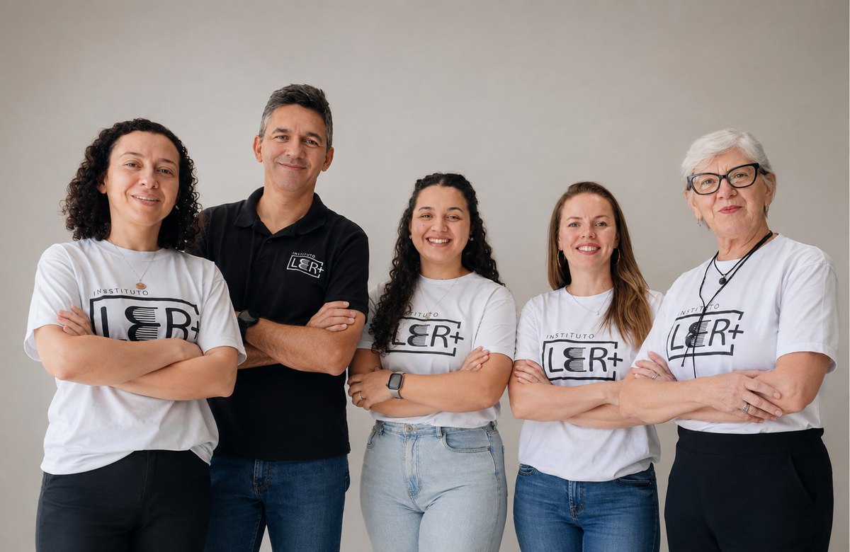 Equipe administrativa do Instituto Ler Mais